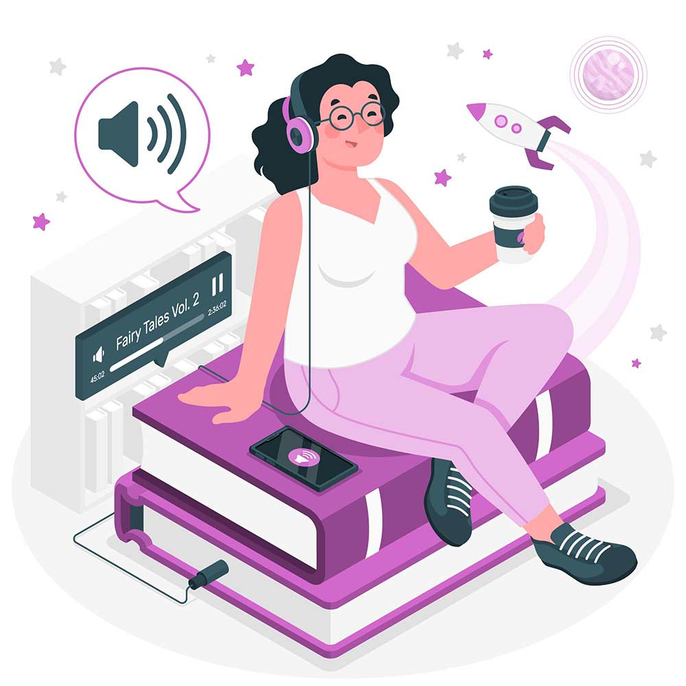 audiobooks illustration